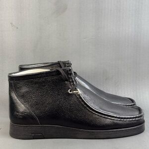 HAMARA JOE Men's Genuine Leather High Top Moc Toe Desert Chukka shoe size 12